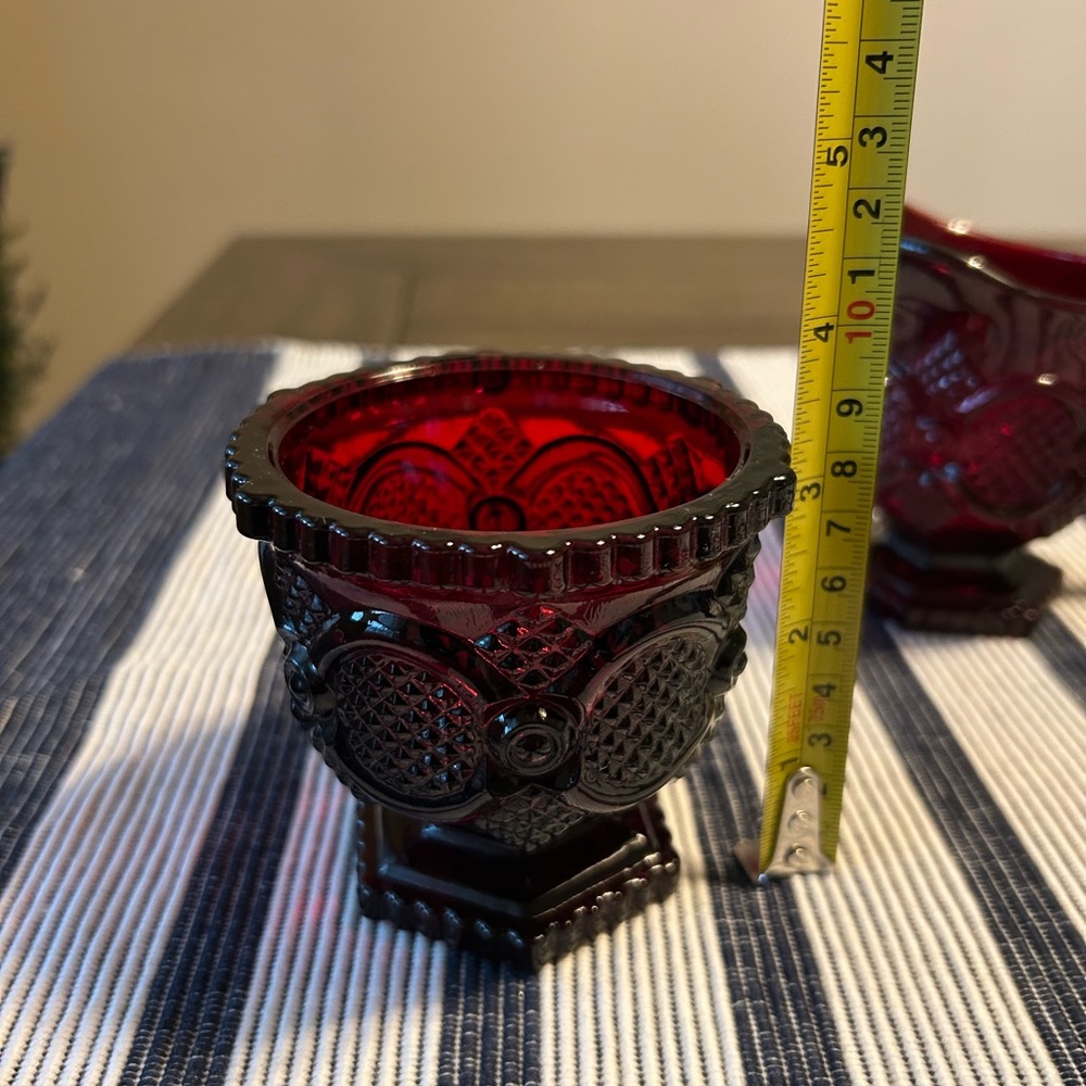 Avon Cape Cod Red Ruby Collection Set - Picture 2 of 7
